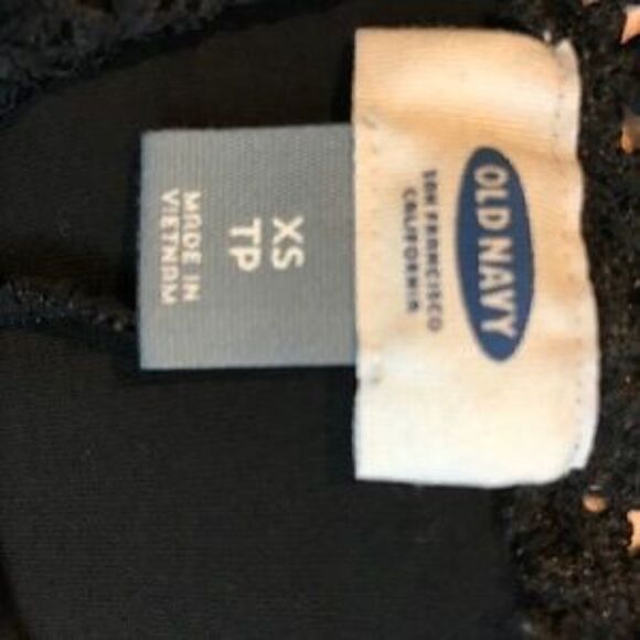 black Tank Top With Crochet Accent - Picture 5 of 5